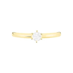Bague Solitaire Samantha Or Jaune Diamant