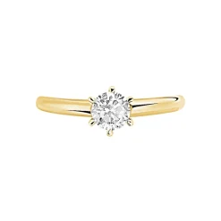 Bague Solitaire Samantha Or Jaune Diamant
