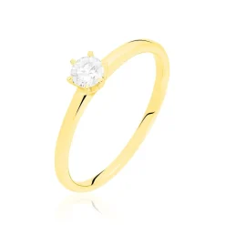 Bague Solitaire Seynabou Or Jaune Diamant