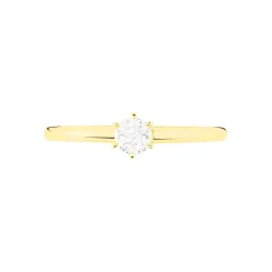 Bague Solitaire Seynabou Or Jaune Diamant