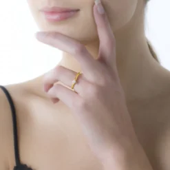 Bague Solitaire Shannel Or Jaune Diamant