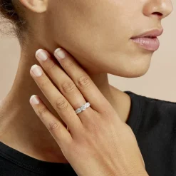 Bague Solitaire Stockholm Or Blanc Diamant