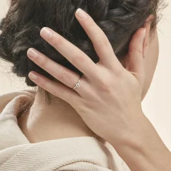 Bague Solitaire Veronika Or Blanc Diamant