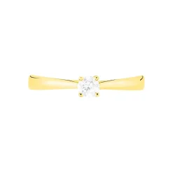 Bague Solitaire Victoria Or Jaune Diamant