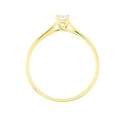 Bague Solitaire Victoria Or Jaune Diamant