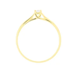 Bague Solitaire Victoria Or Jaune Diamant