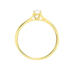Bague Solitaire Victoria Or Jaune Diamant