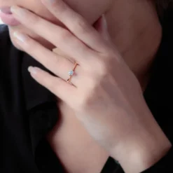 Bague Solitaire Victoria Or Jaune Diamant