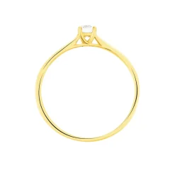 Bague Solitaire Victoria Or Jaune Diamant