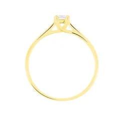 Bague Solitaire Victoria Or Jaune Diamant
