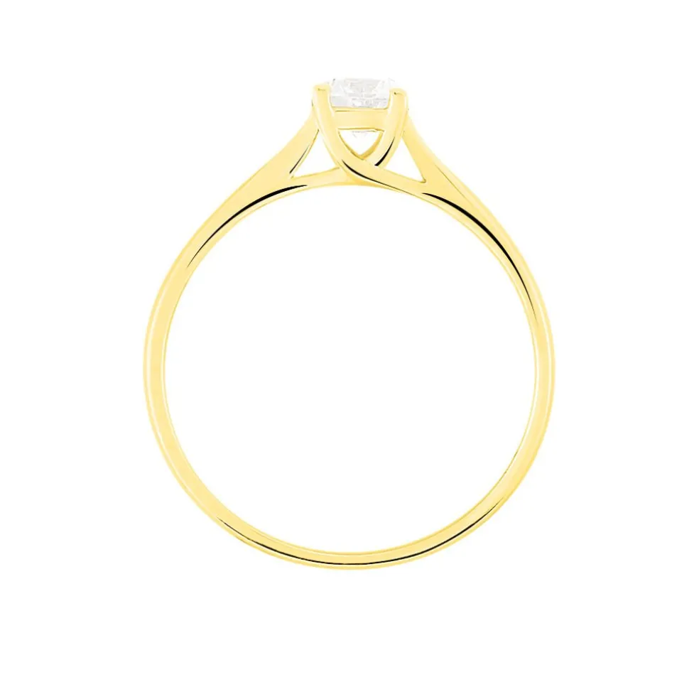 Bague Solitaire Victoria Or Jaune Diamant