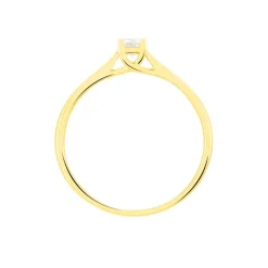 Bague Solitaire Victoria Or Jaune Diamant