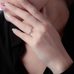 Bague Solitaire Victoria Or Jaune Diamant