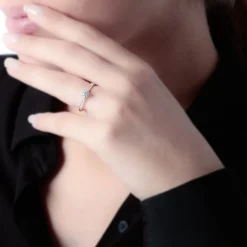 Bague Solitaire Victoria Or Blanc Diamant