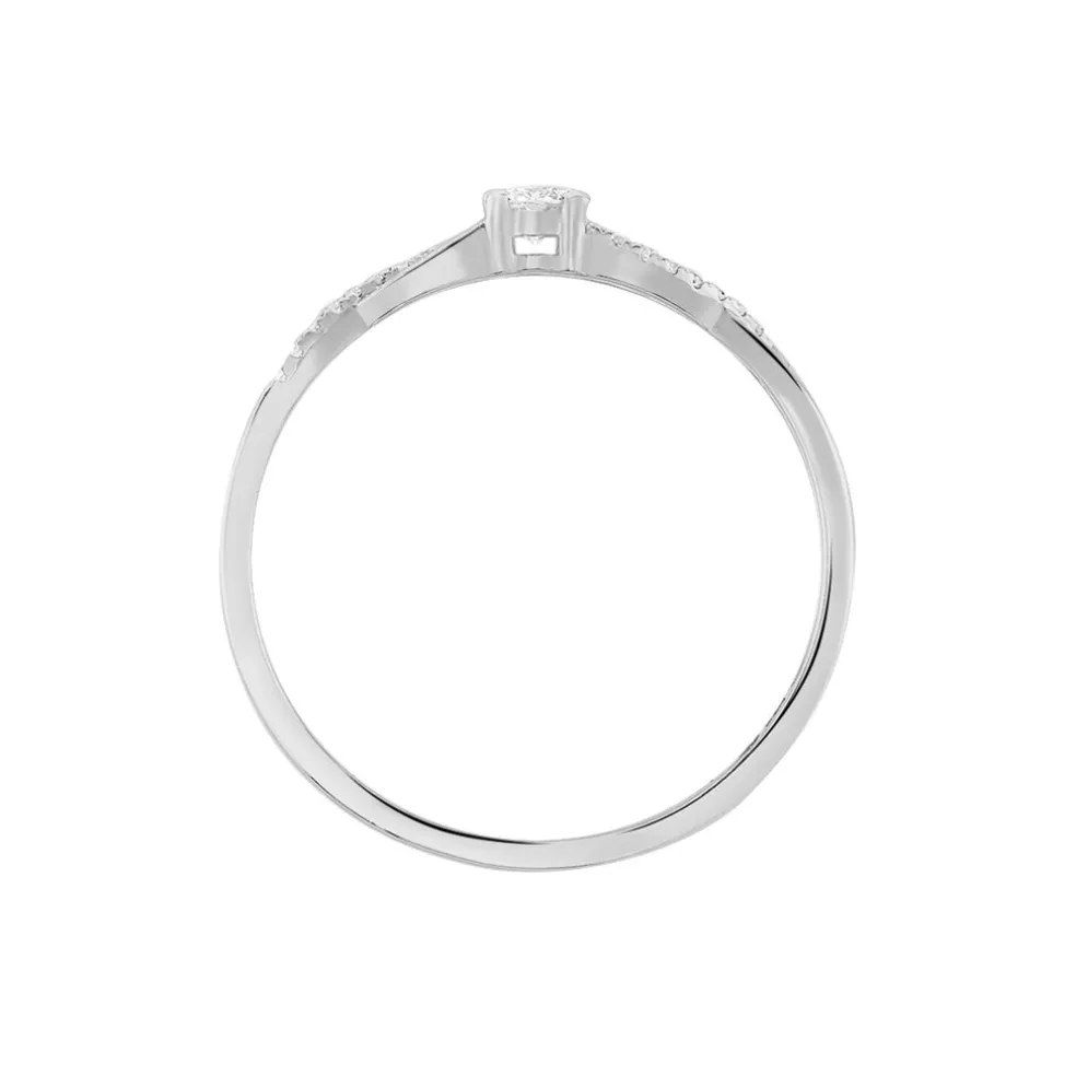 Bague Solitaire Vilma Or Blanc Diamant