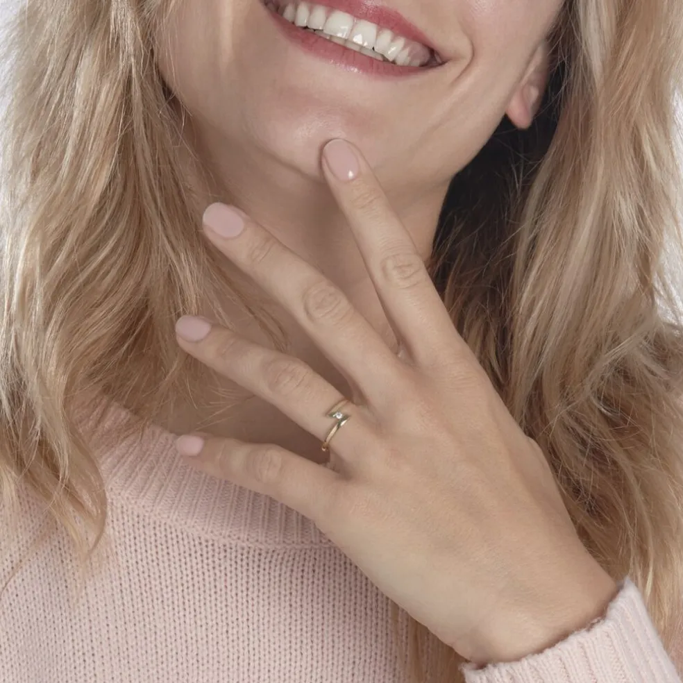 Bague Solitaire Vinca Or Jaune Diamant