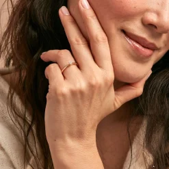 Bague Soltaire Iris Or Jaune Diamant