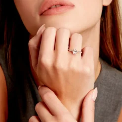 Bague Sorley Or Jaune Oxyde De Zirconium