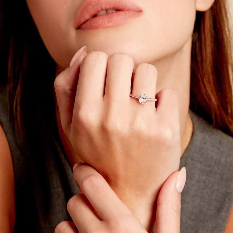 Bague Sorley Or Jaune Oxyde De Zirconium