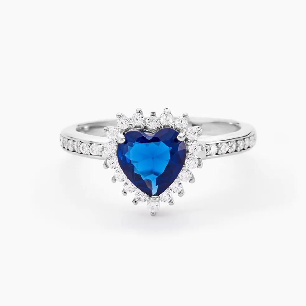 Bague Sphinx Argent Blanc Pierre Et Oxyde De Zirconium