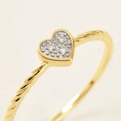 Bague Svana Or Jaune Diamant