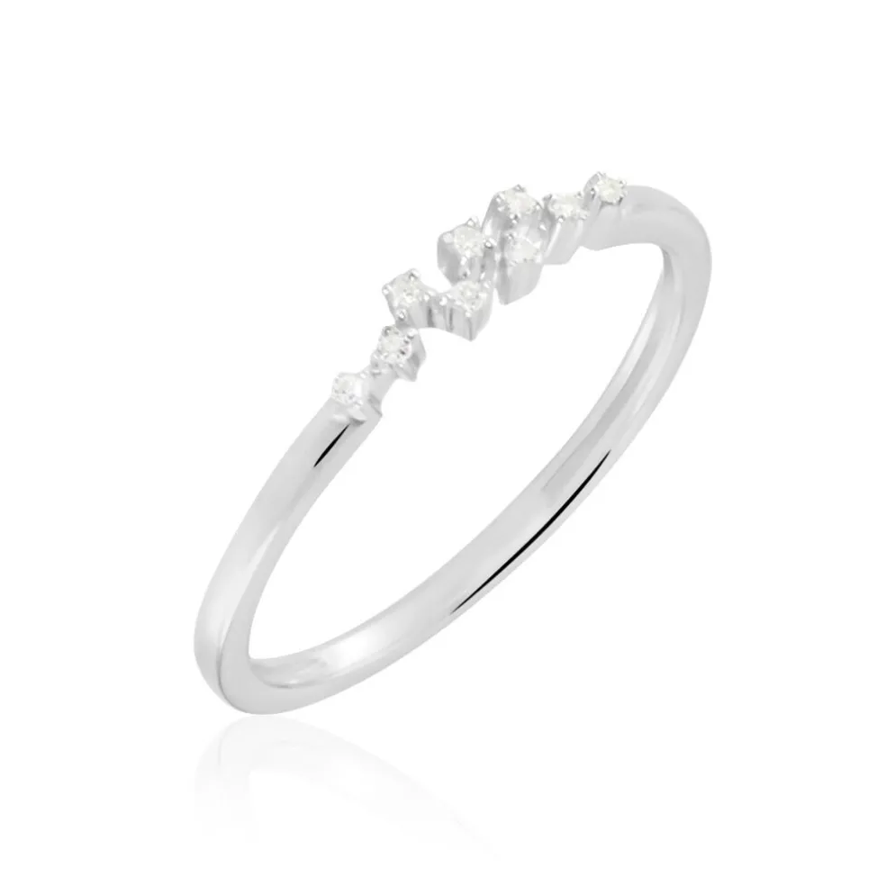Bague Talna Or Blanc Diamant