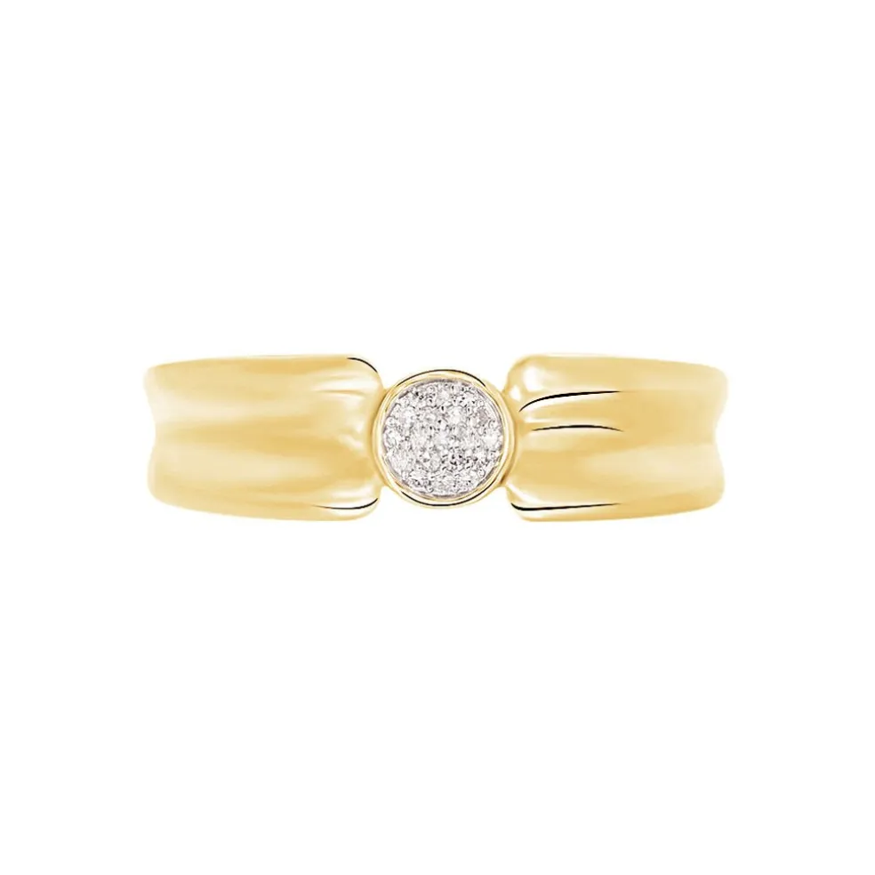 Bague Tamaya Or Jaune Diamant