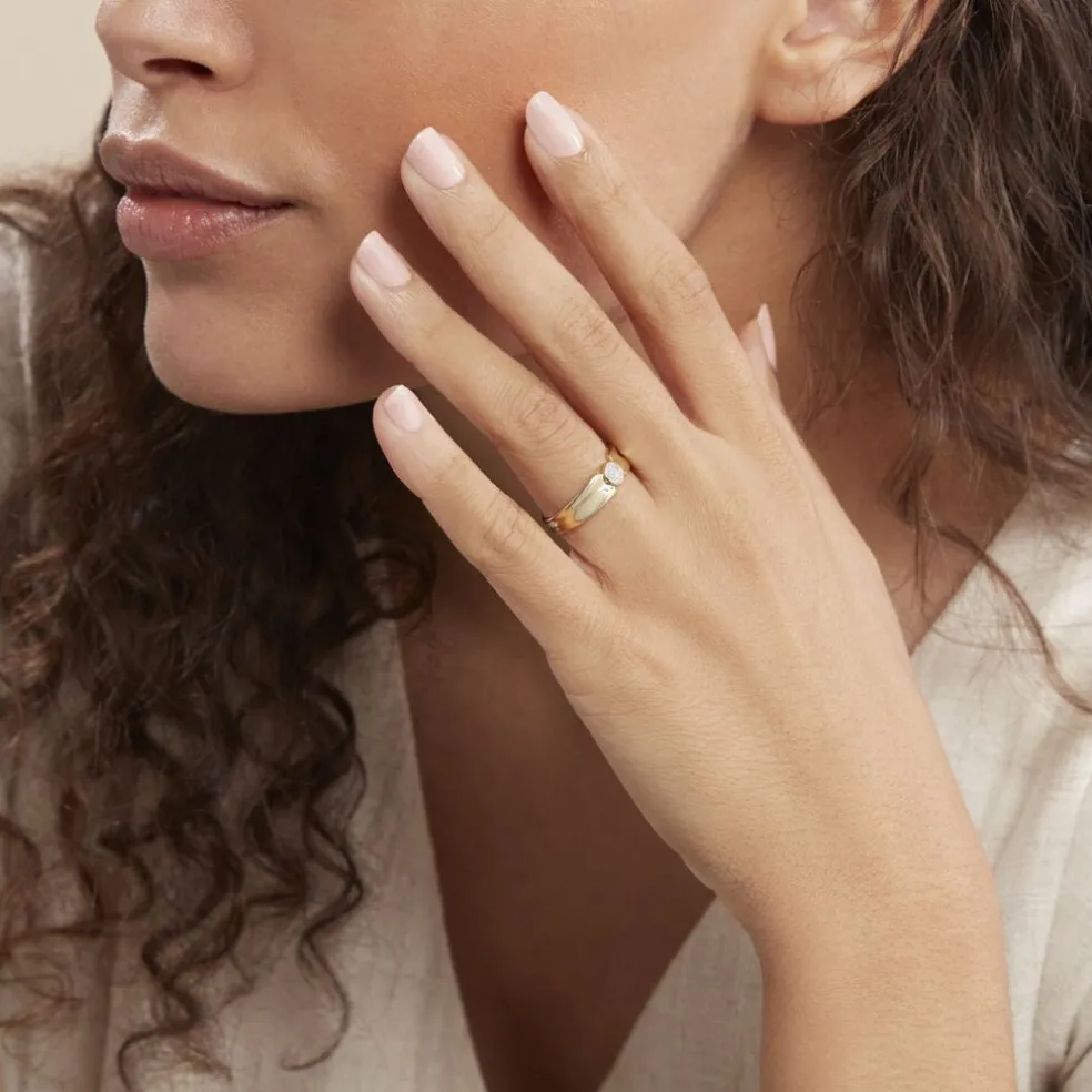 Bague Tamaya Or Jaune Diamant