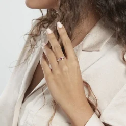 Bague Tanissia Or Jaune Rubis