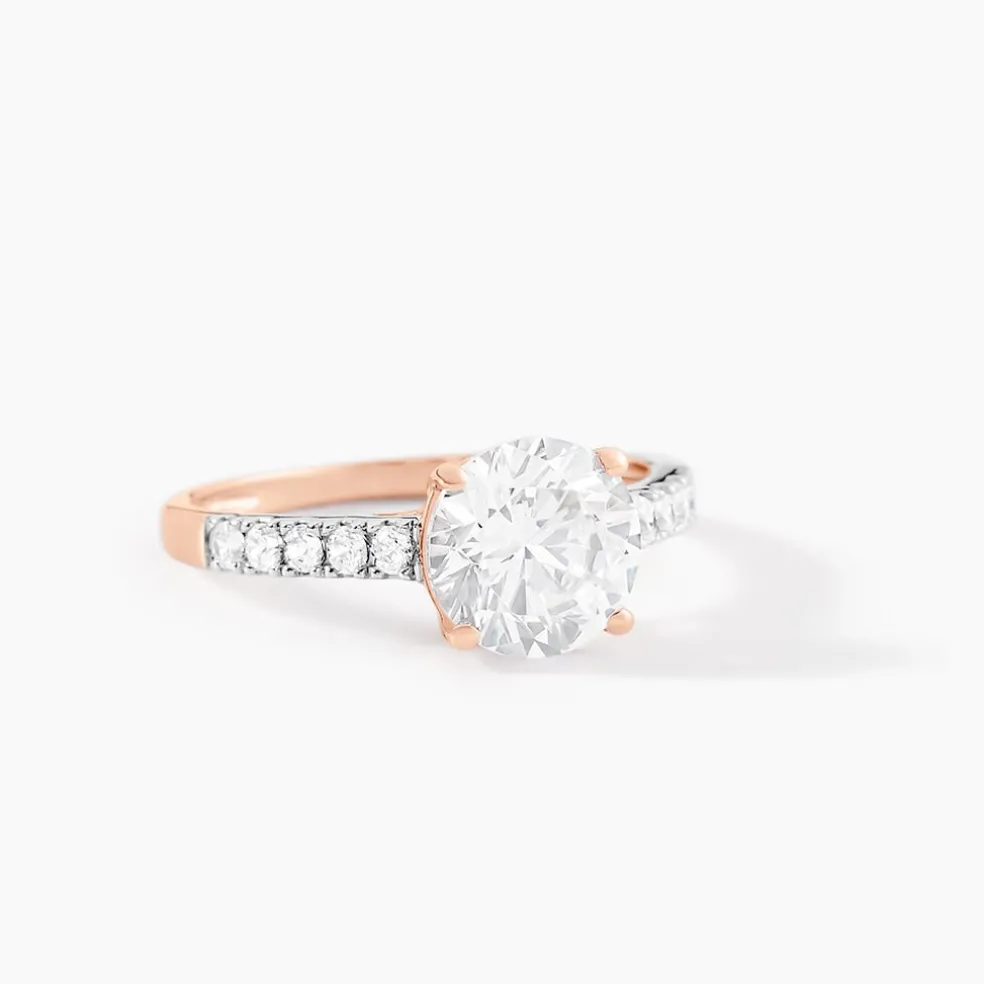 Bague Terese Or Rose Oxyde De Zirconium
