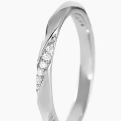 Bague Thara Argent Blanc Oxyde De Zirconium