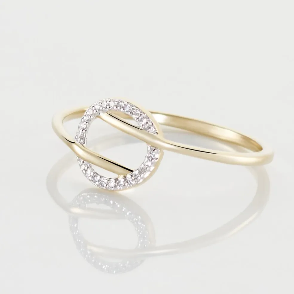 Bague Thealane Or Jaune Diamant