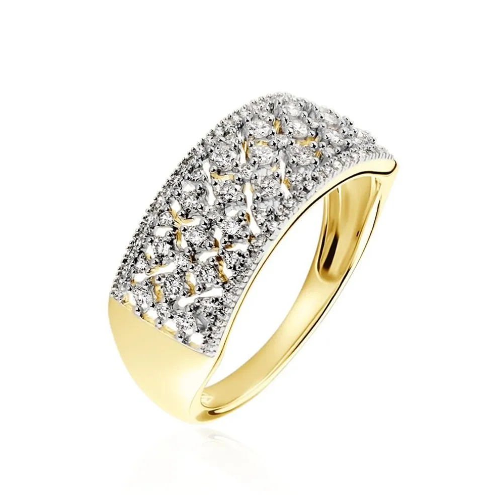 Bague Theolinne Or Jaune Diamant