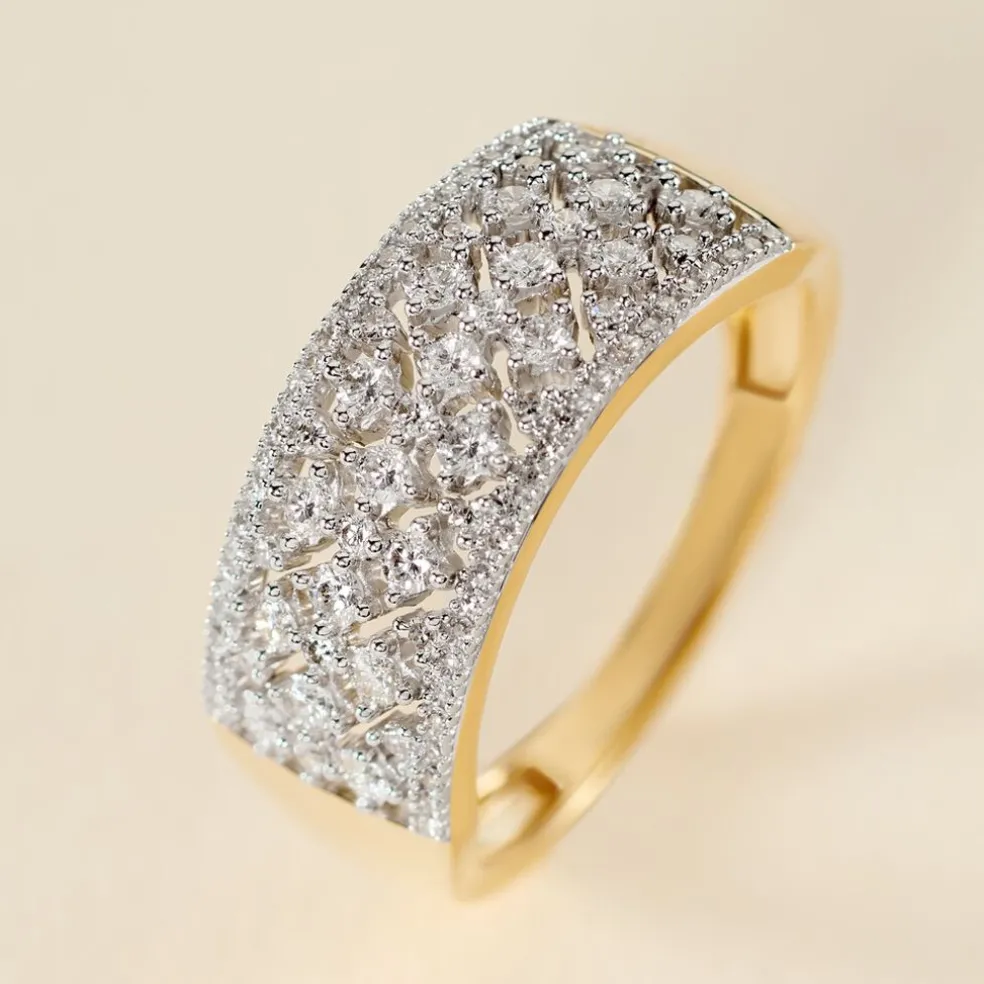 Bague Theolinne Or Jaune Diamant