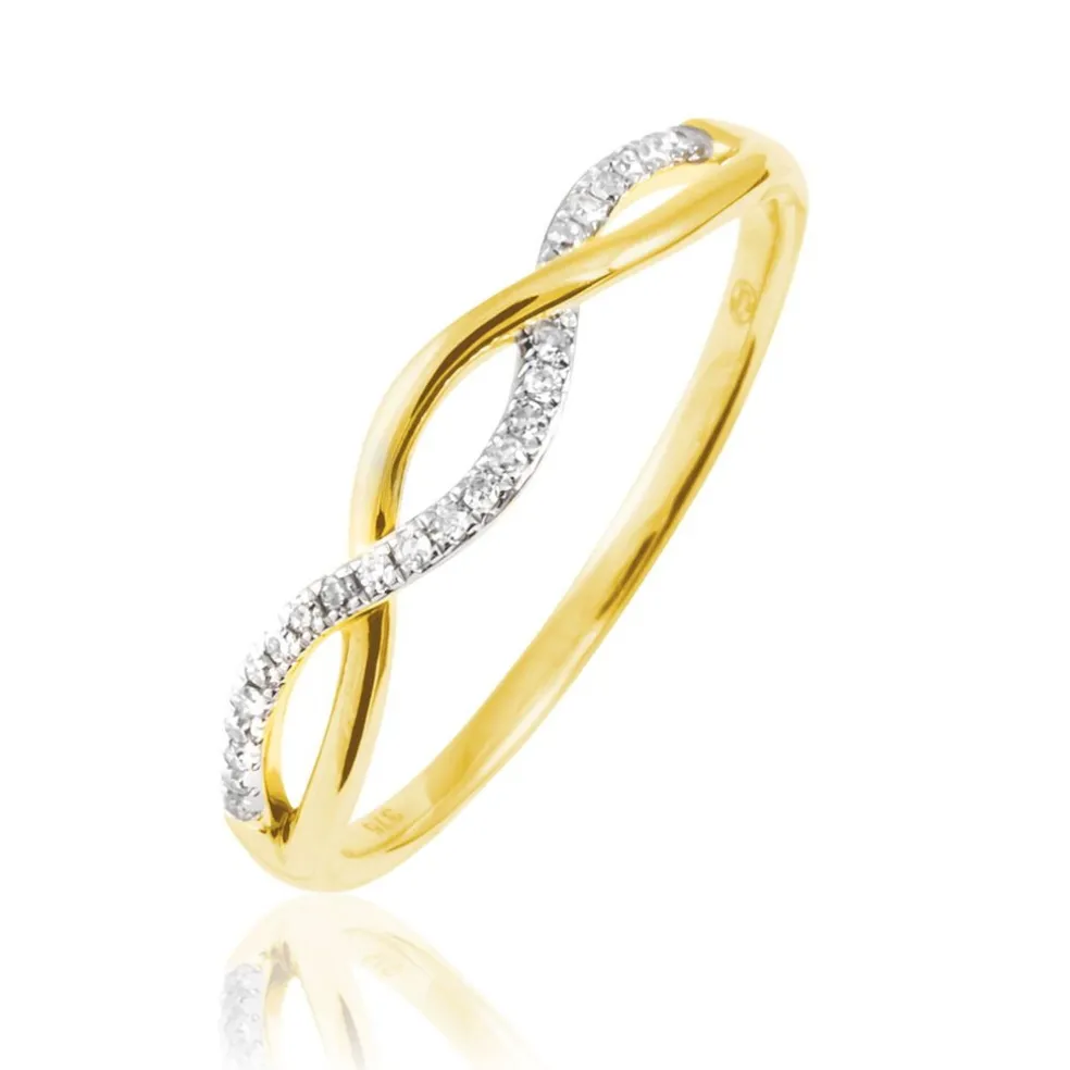 Bague Tilly Or Jaune Diamant