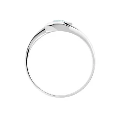 Bague Tiphaine Or Blanc Topaze