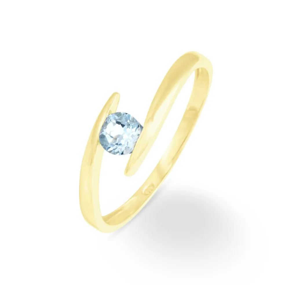 Bague Tiphaine Or Jaune Topaze