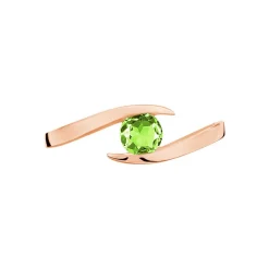 Bague Tiphaine Or Rose Péridot