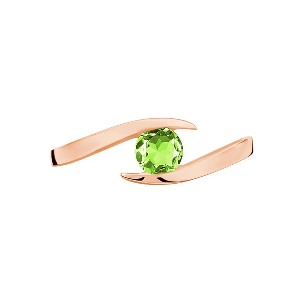 Bague Tiphaine Or Rose Péridot