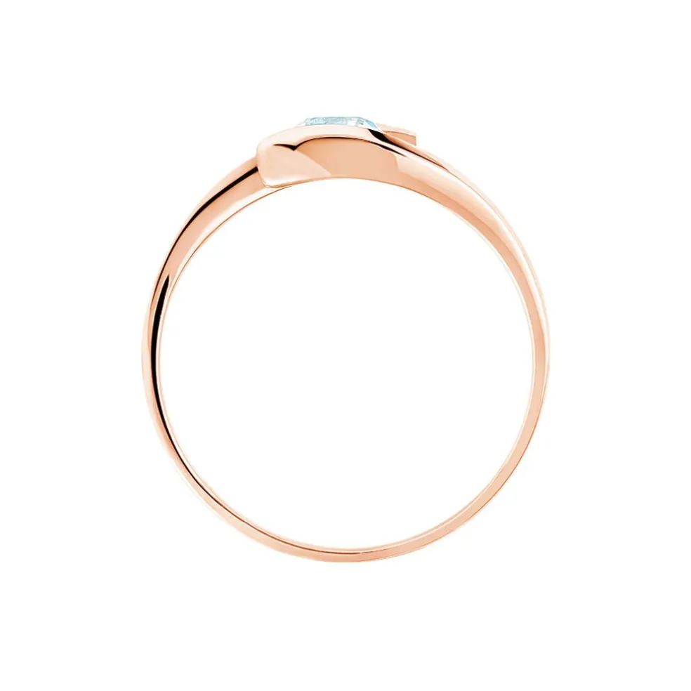 Bague Tiphaine Or Rose Topaze