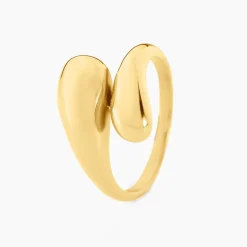 Bague Tizzie Acier Jaune