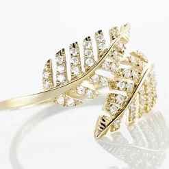 Bague Tourkia Or Jaune Oxyde De Zirconium