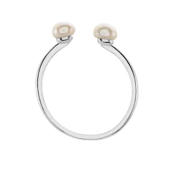 Bague Ull Argent Blanc Perle De Culture