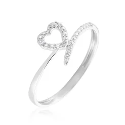 Bague Urias Or Blanc Diamant
