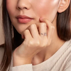 Bague Urias Or Blanc Diamant