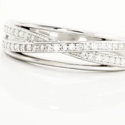 Bague Urpa Argent Blanc Oxyde De Zirconium