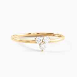 Bague Usoa Or Jaune Diamant Synthétique