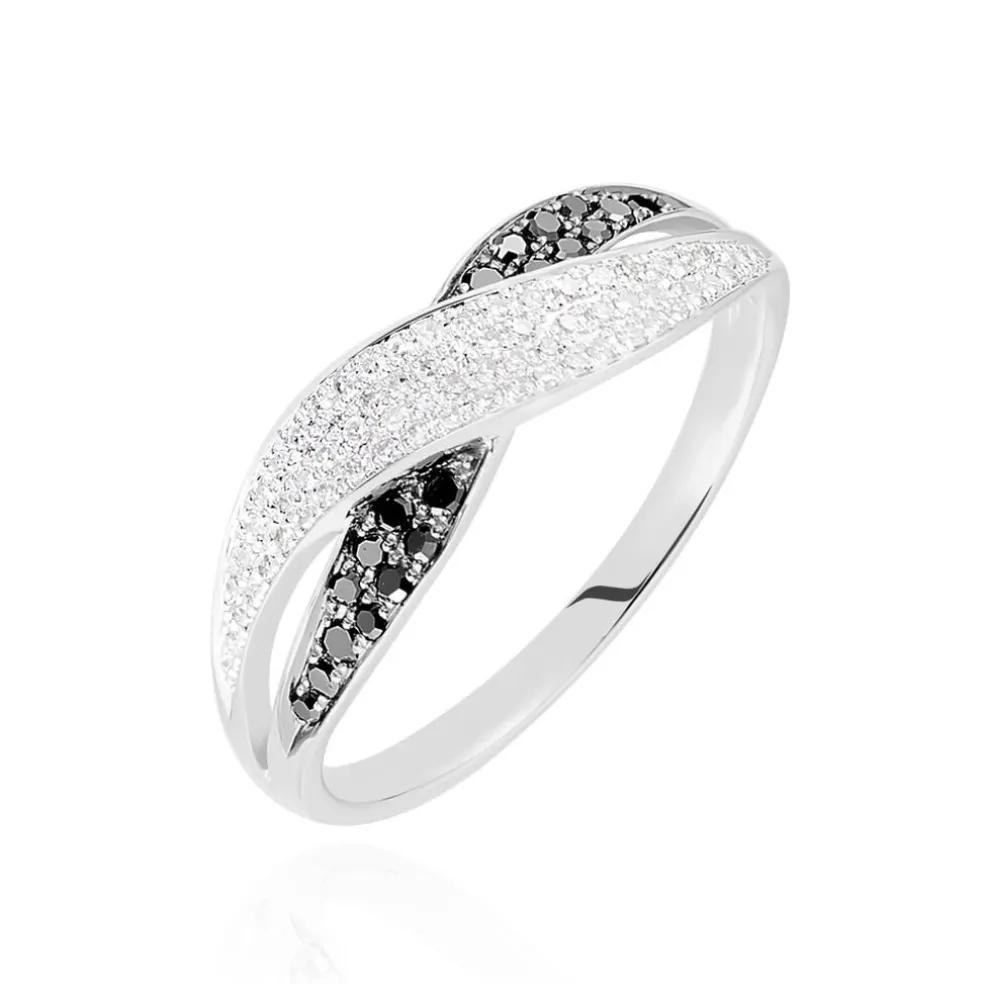 Bague Vahide Or Blanc Diamant