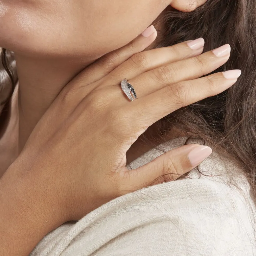 Bague Vahide Or Blanc Diamant