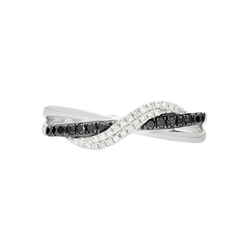 Bague Valencia Or Blanc Diamant